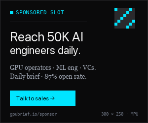 GPUBeat Sponsor slot — 300x250